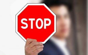 stop veicoli a motore